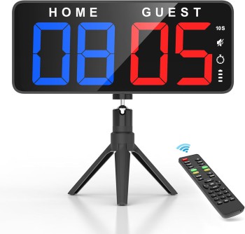 ANJANK 11’’ LED Scoreboard Clock (Countdown/up) - Indoor/Outdoor Games